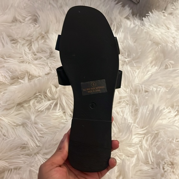 Black Bianka Sandals - Picture 2 of 2